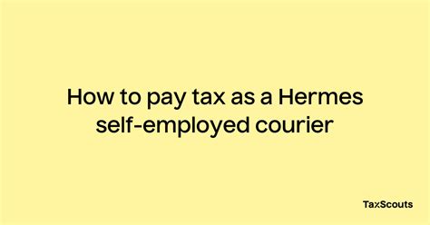 How to pay tax as an Evri self